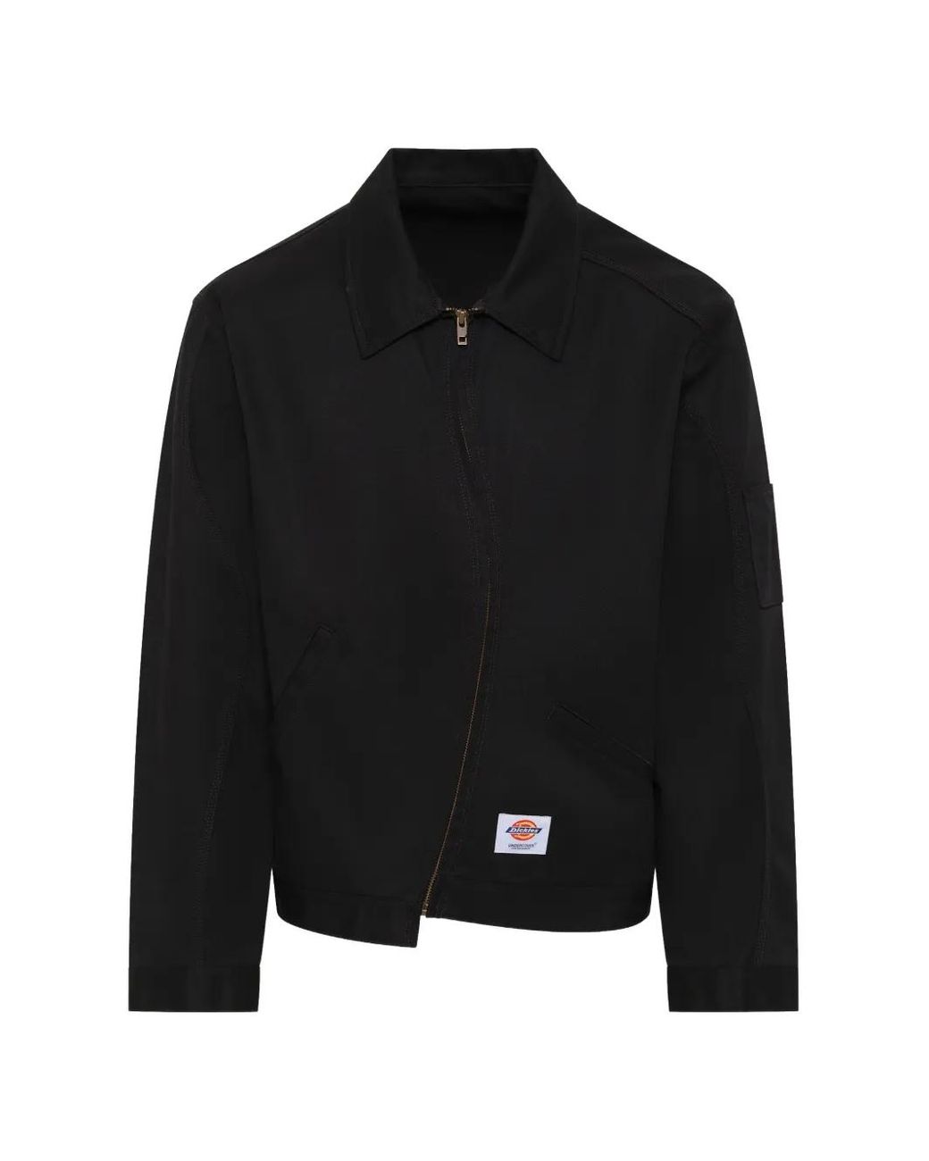 Undercover Black X Dickies Curved-Zip Jacket for men