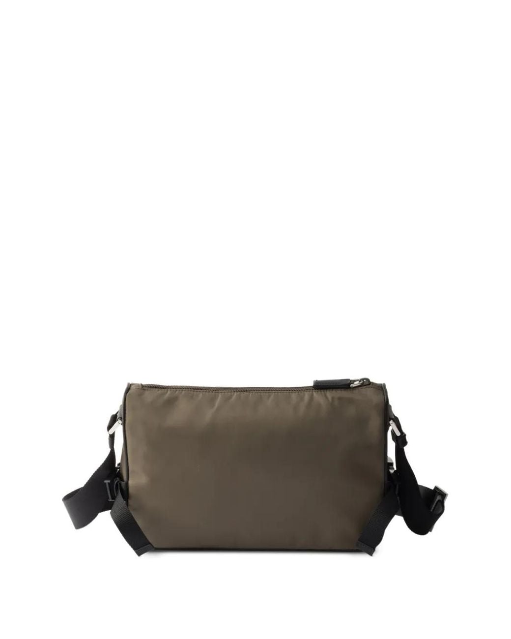 Prada Gray Medium Re-Nylon And Saffiano Leather Shoulder Bag for men