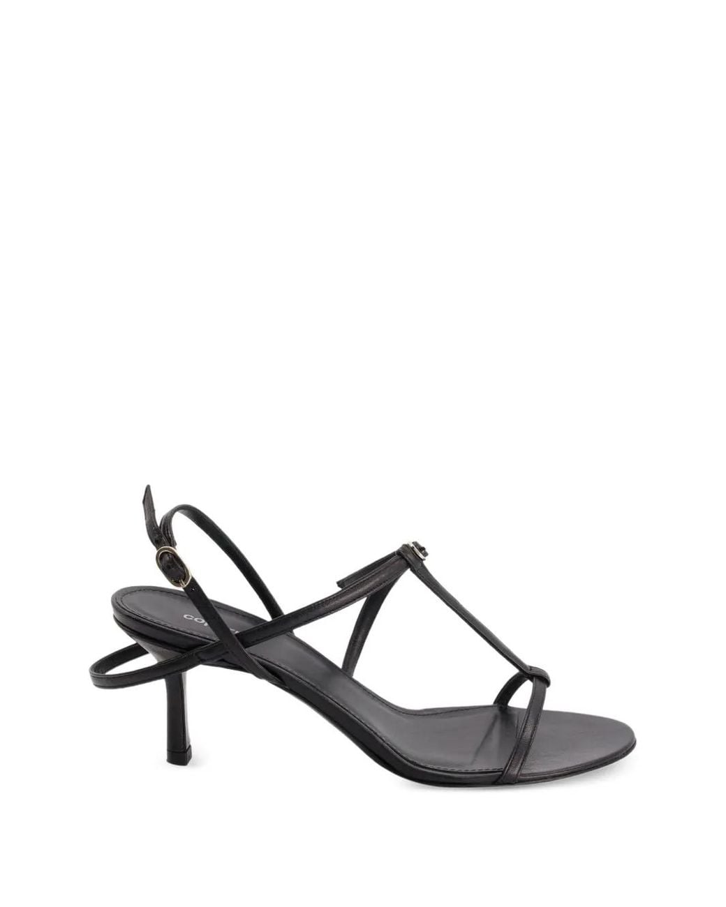 Coperni White Floating Leather Heeled Sandals