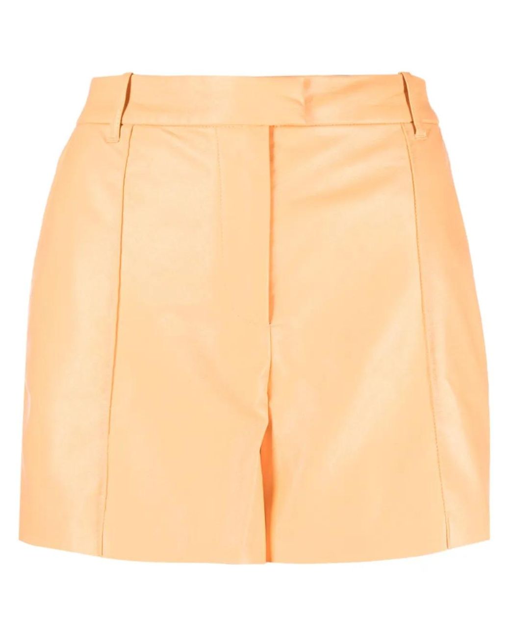 Stand Studio Orange Short Kirsty En Cuir Artificiel