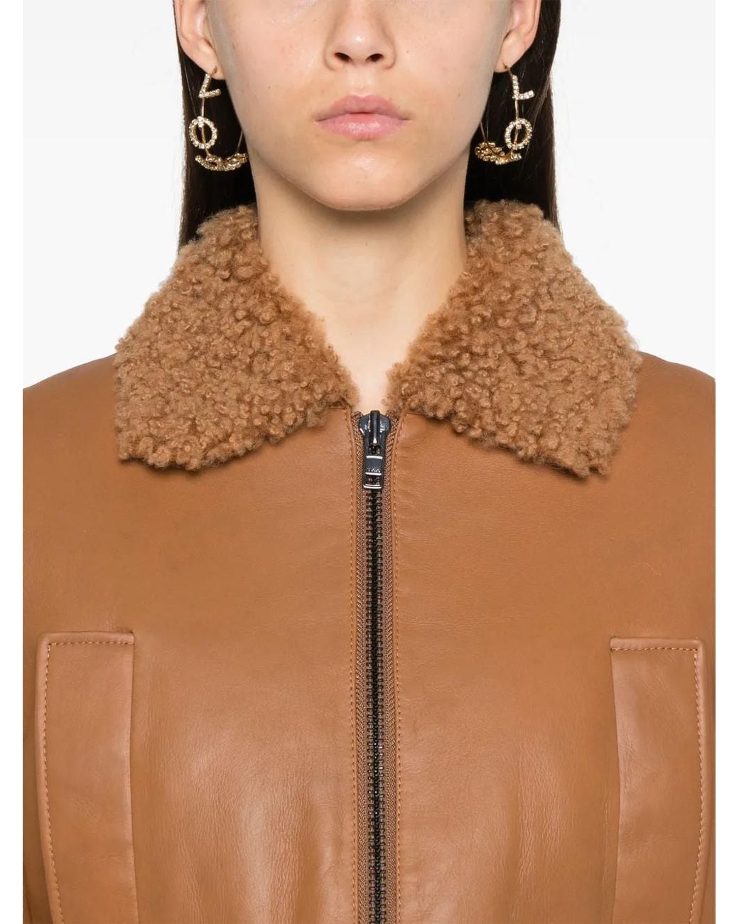 Manokhi Brown Idris Jacket