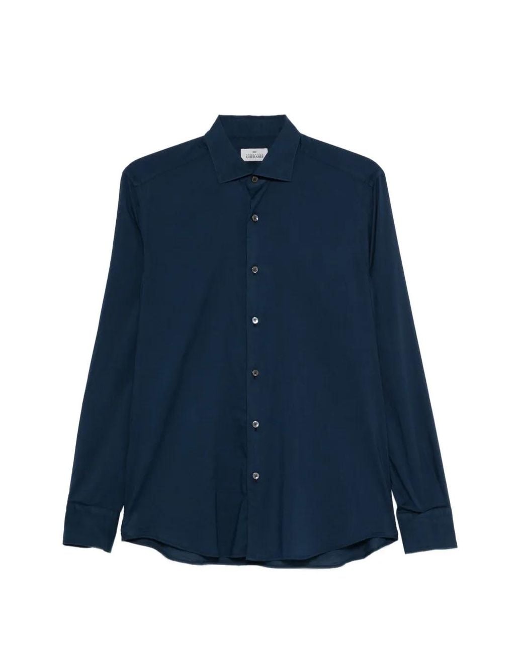 Alessandro Gherardi Blue Chemise À Boutonnière Sur Le Devant for men
