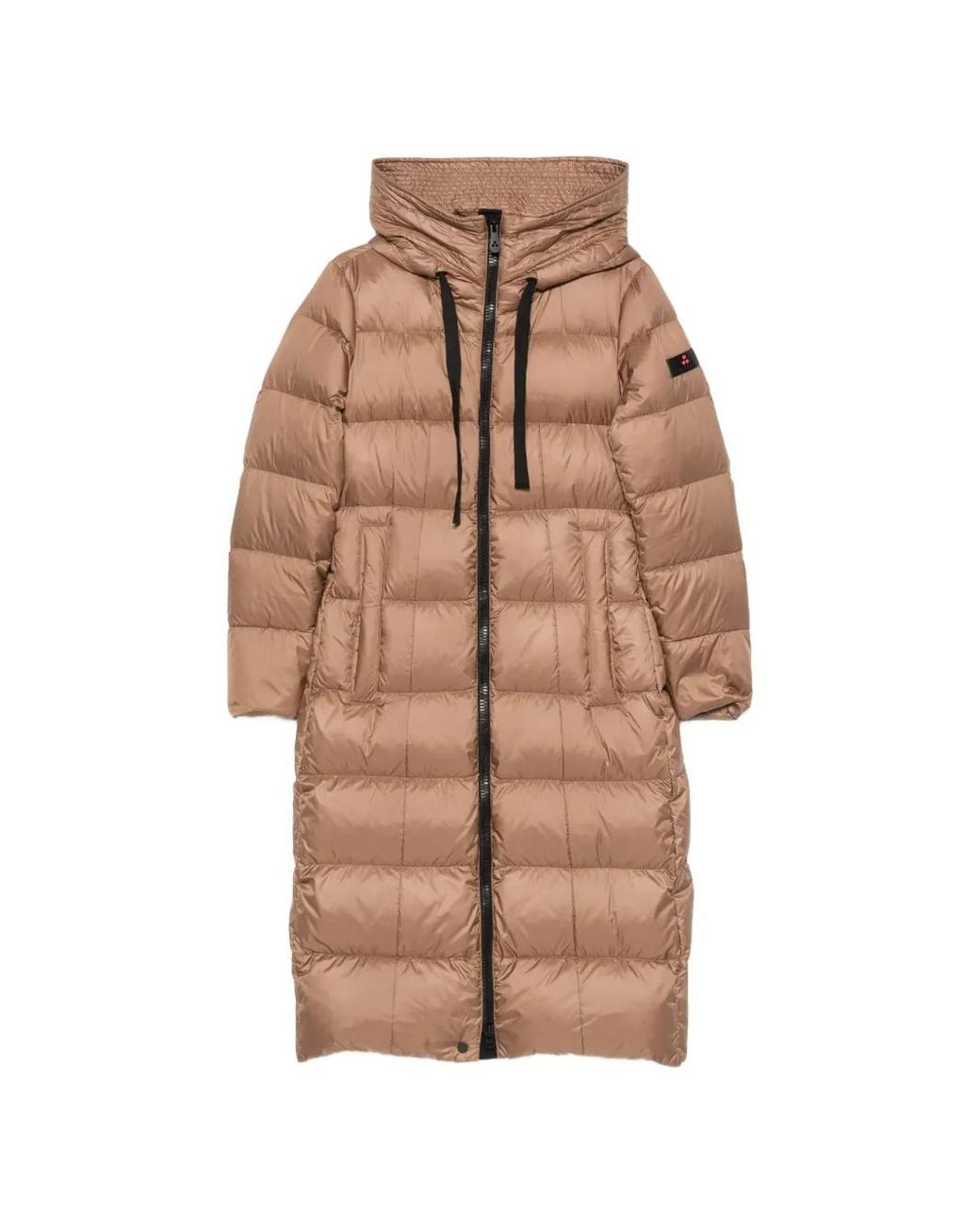 Peuterey Natural Quilted Hooded Coat