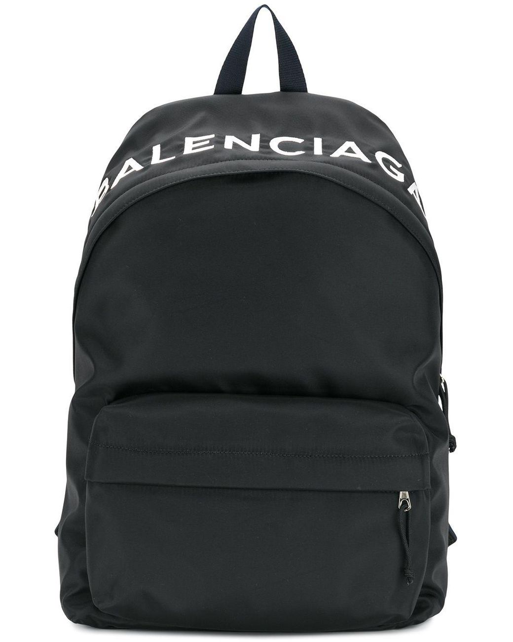 Balenciaga Wheel Logo Nylon Backpack in Black for Men | Lyst
