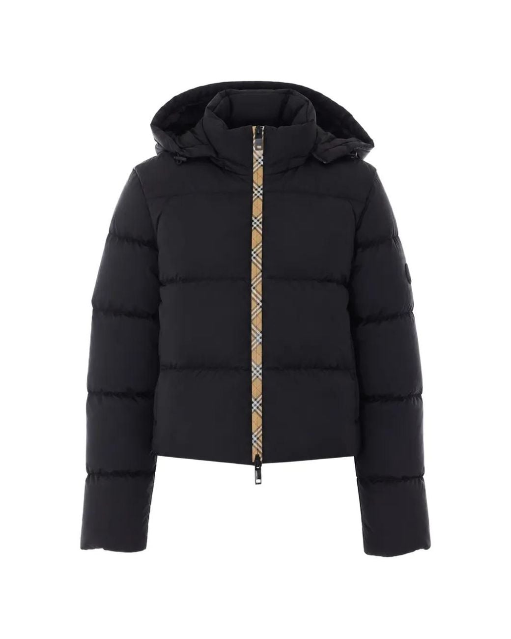 Burberry Black Detachable Sleeve-Nylon Langdale Puffer Jacket