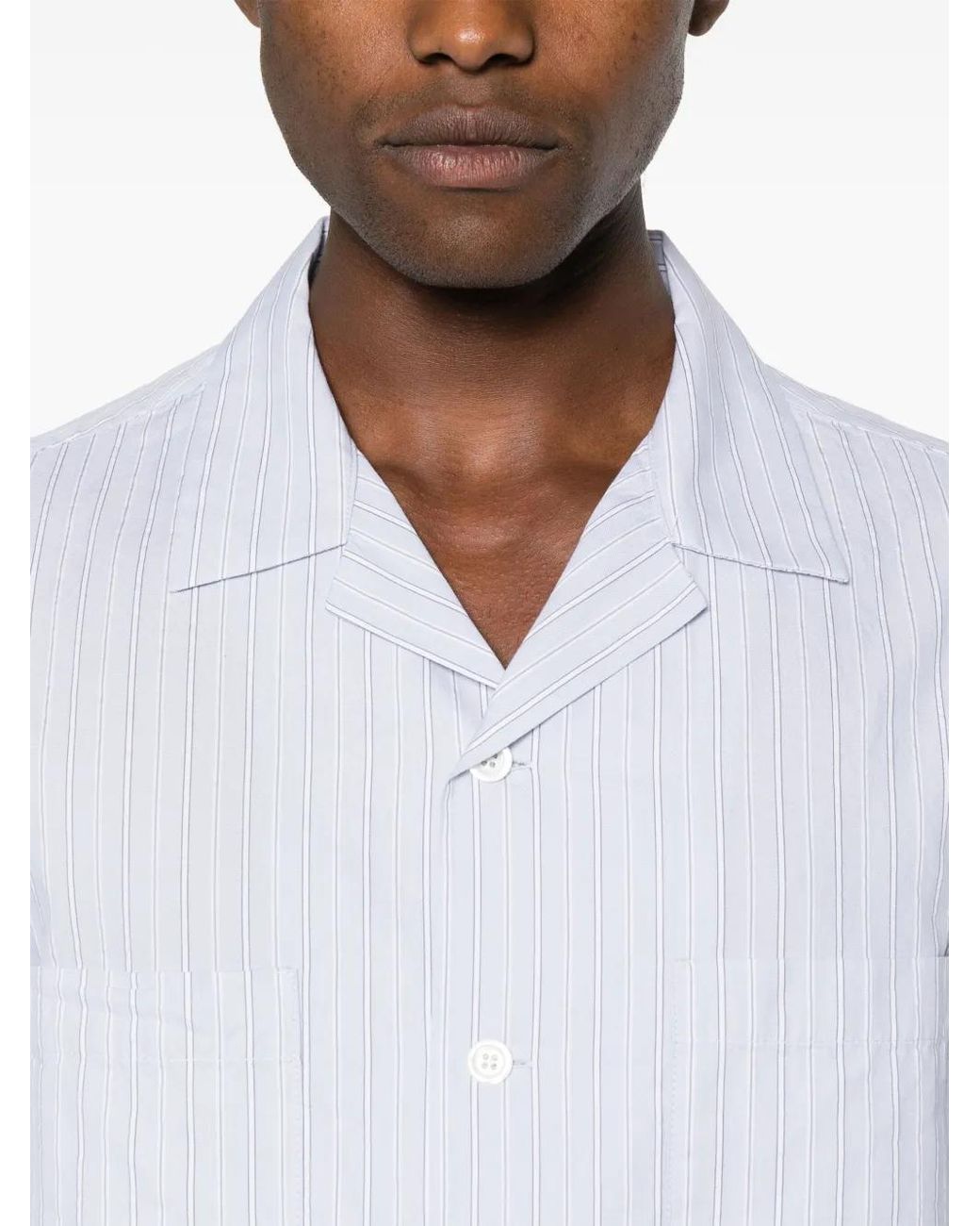Camisa A Rayas Barena de hombre de color White