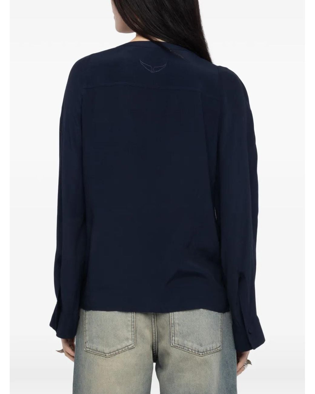 Zadig & Voltaire Blue Torny Tunic
