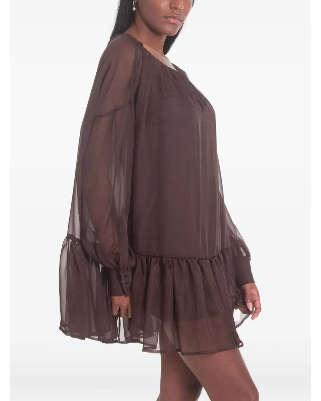 Aniye By Brown Ivette Ruffled Mini Dress