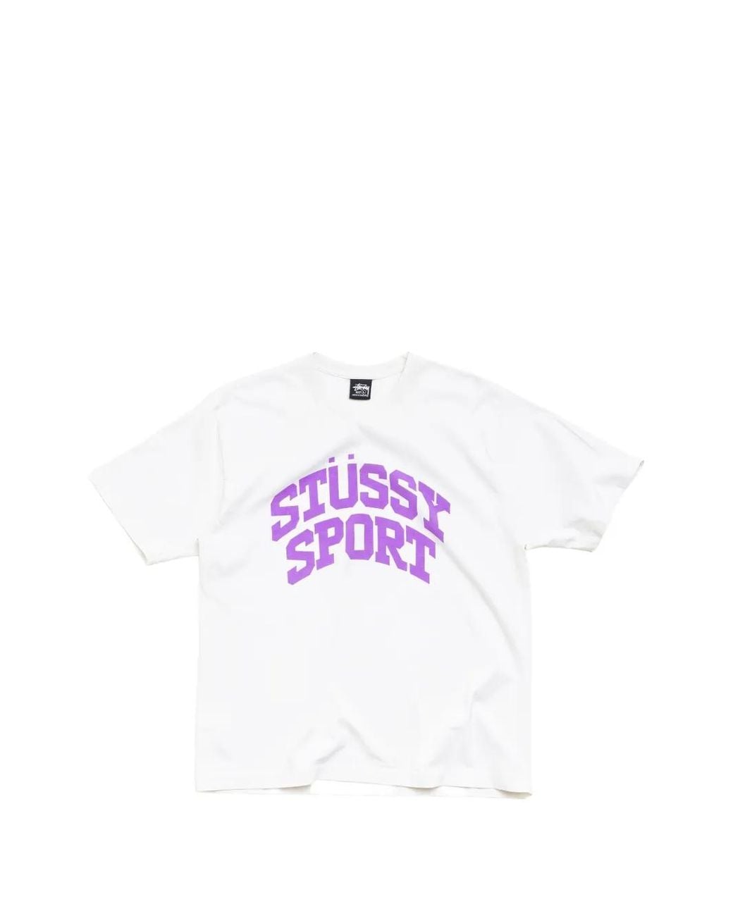 Stussy Pink Block Logo-Print Cotton T-Shirt
