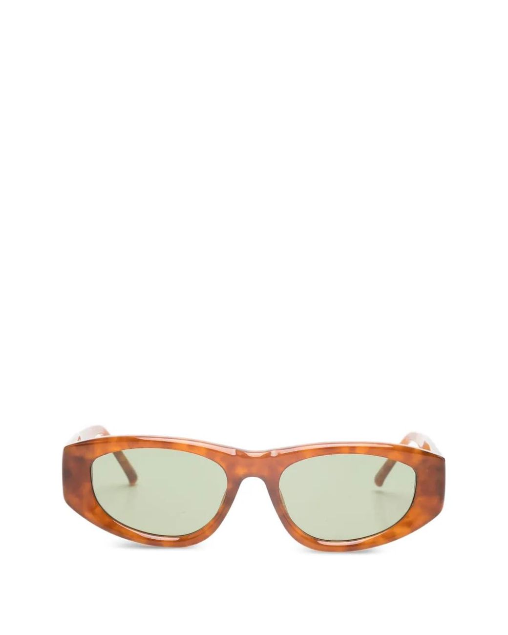 The Attico Multicolor Maya D-Frame Sunglasses With Tortoiseshell Acetate Frame And Logo