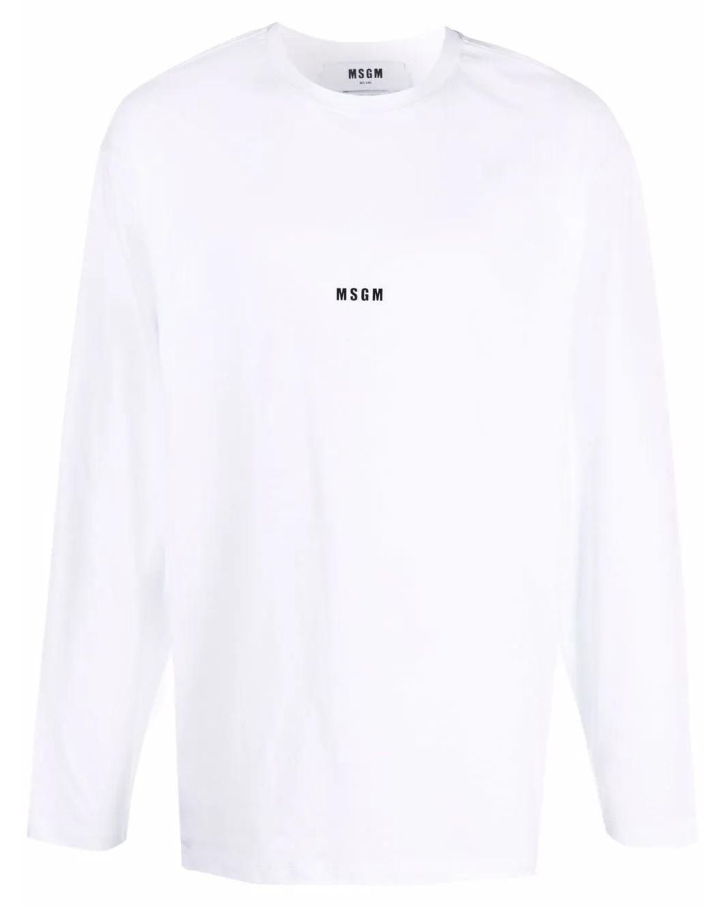 MSGM T-Shirt Met Logoprint in het White voor heren