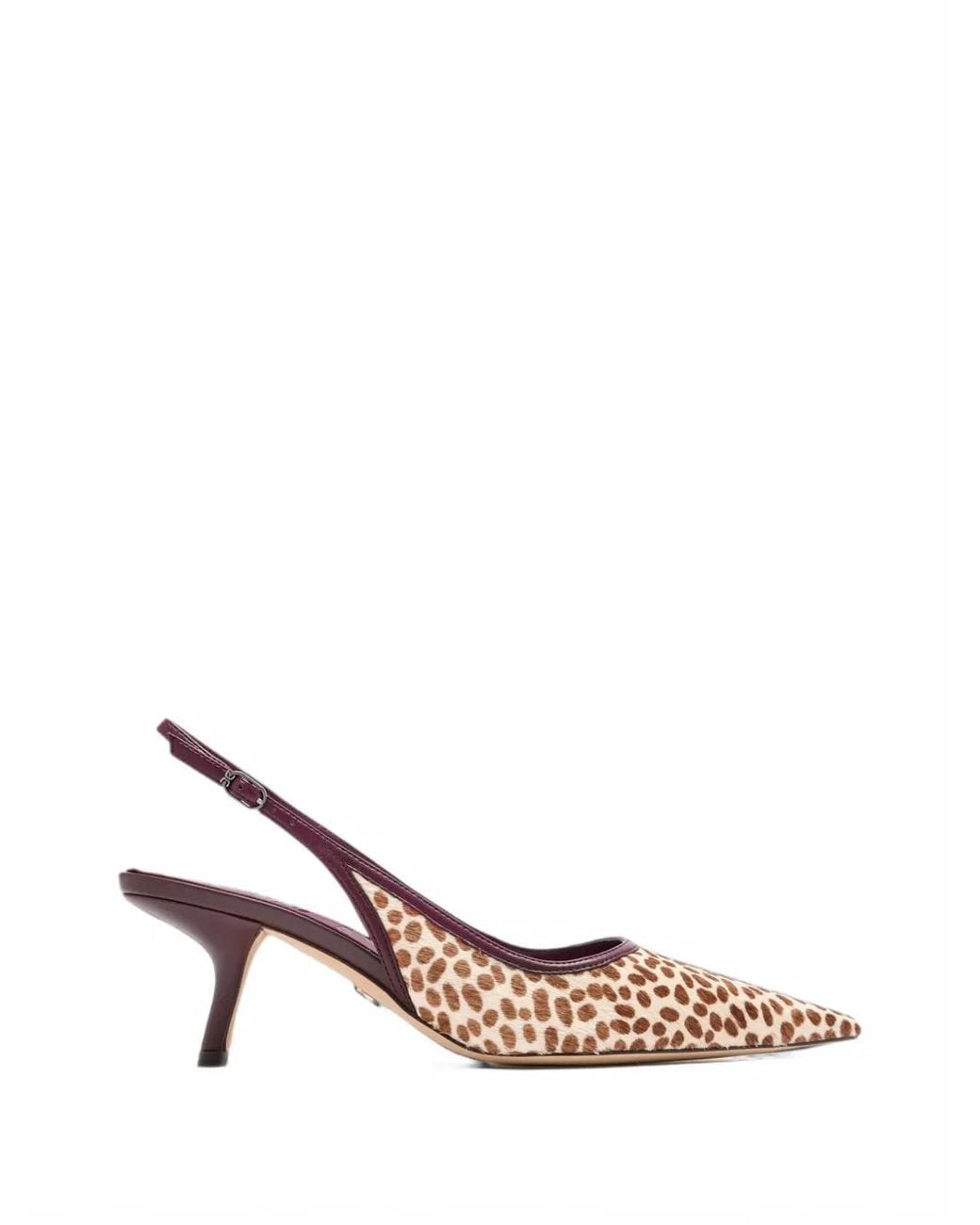 Sam Edelman Pink Bianka Animal-Print Pumps