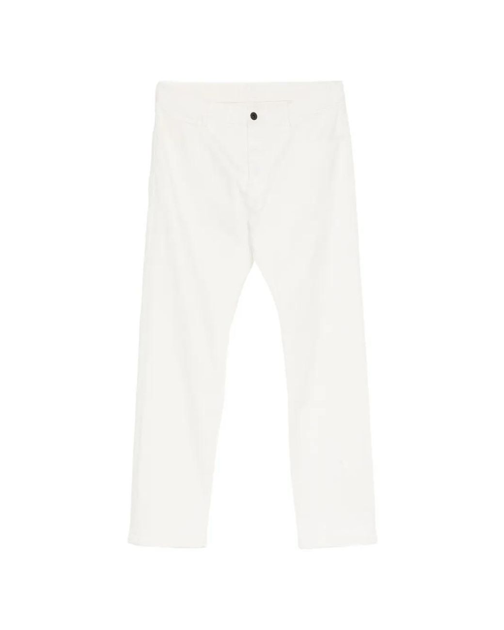 James Perse White Stretch Selvedge Jeans for men