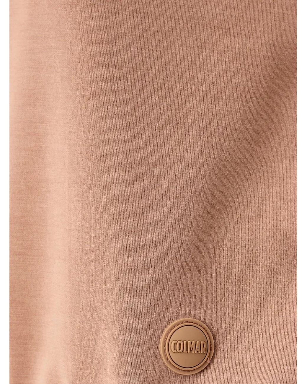 Colmar Natural Crew-Neck Logo-Patch Sweatshirt