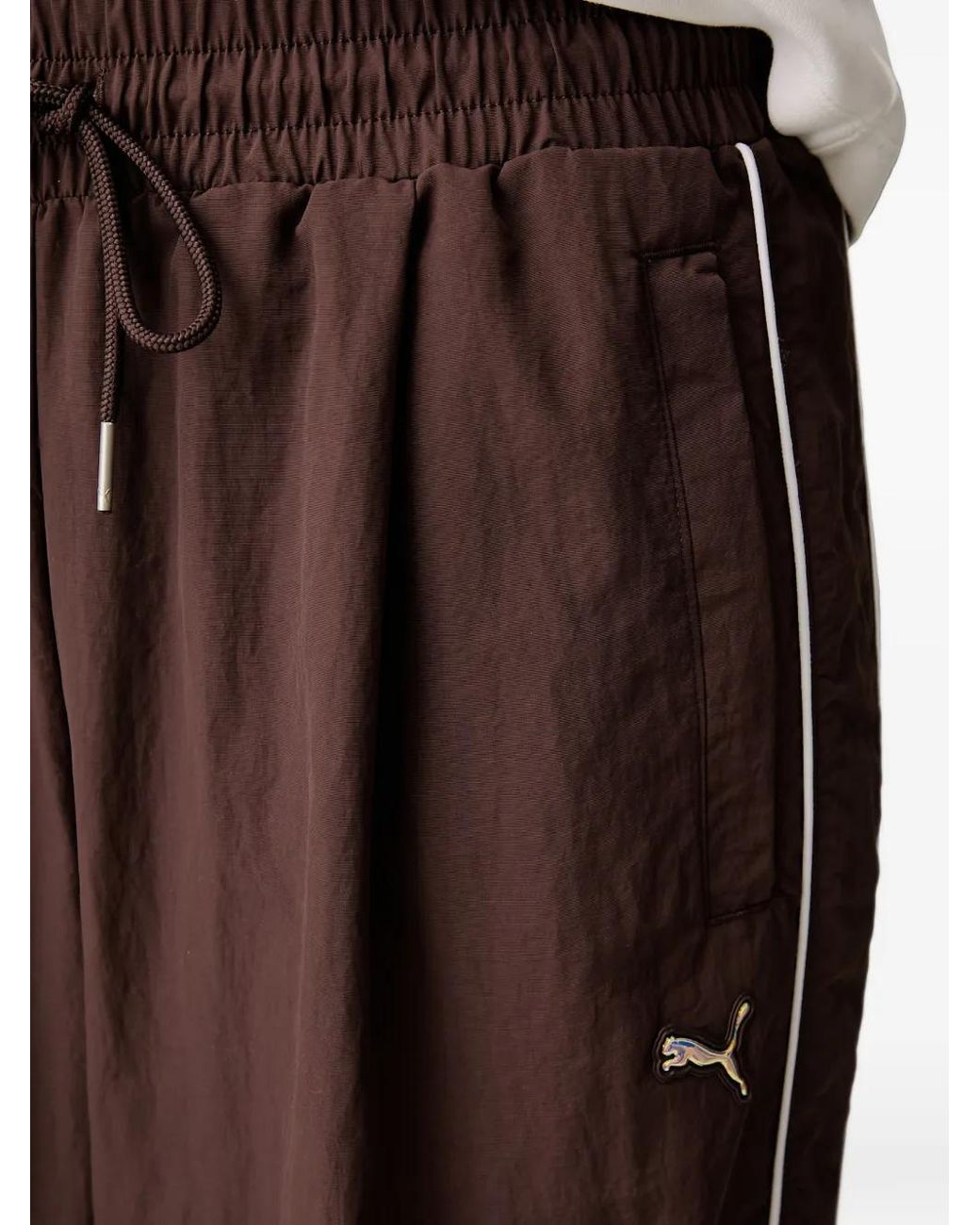 PUMA Brown Pantalon De Jogging À Lien De Resserrage