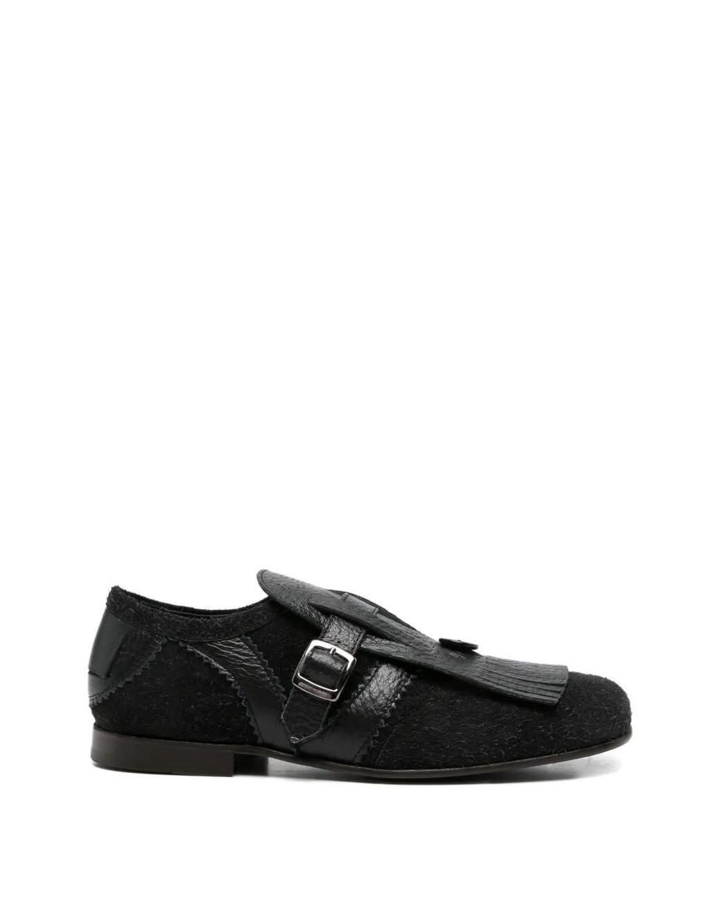 NULLUS Kiltie Monk-Schuhe in Black für Herren