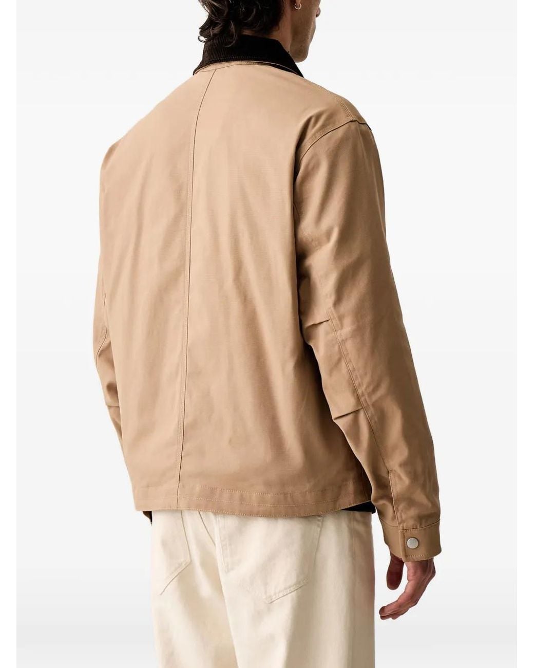 Marc O' Polo Natural Corduroy-Collar Zip-Up Jacket for men