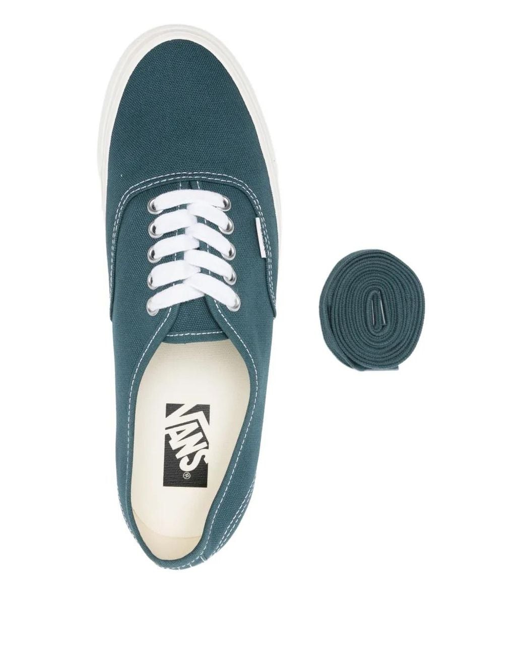 Vans Blue Premium Authentic Low-Top Sneakers