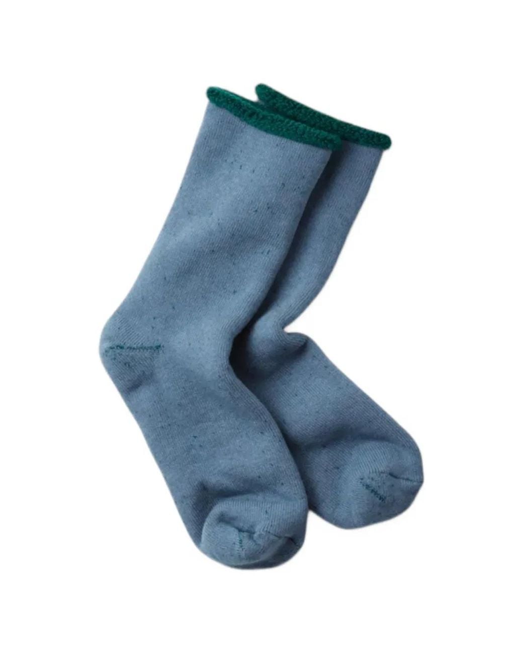 RoToTo Blue Double Face Socks