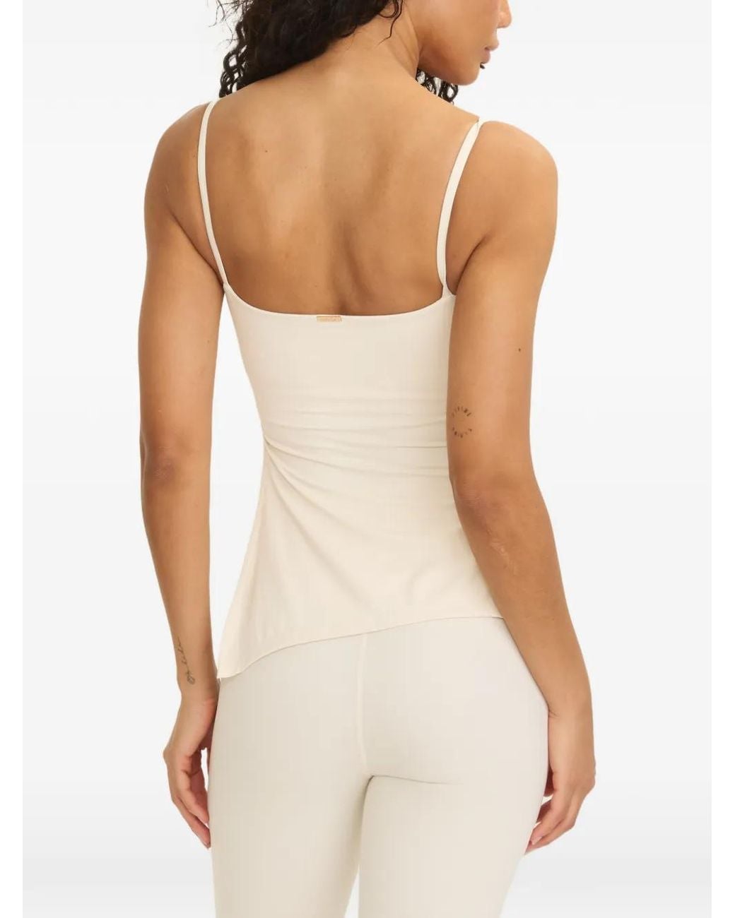 AMADAWEAR White Mira Asymmetric Top