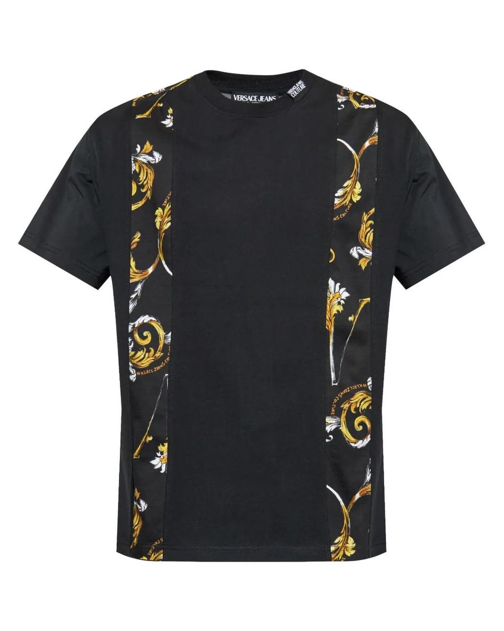 Versace Jeans Couture Black Chromo Couture T-Shirt for men