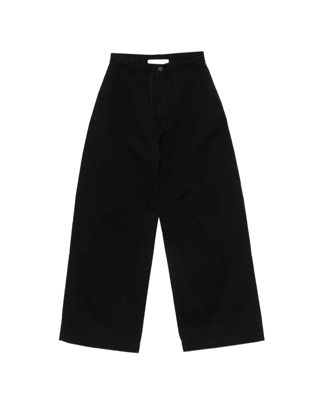 Christian Wijnants White Piros Drawstring-Waist Wide-Leg Trousers