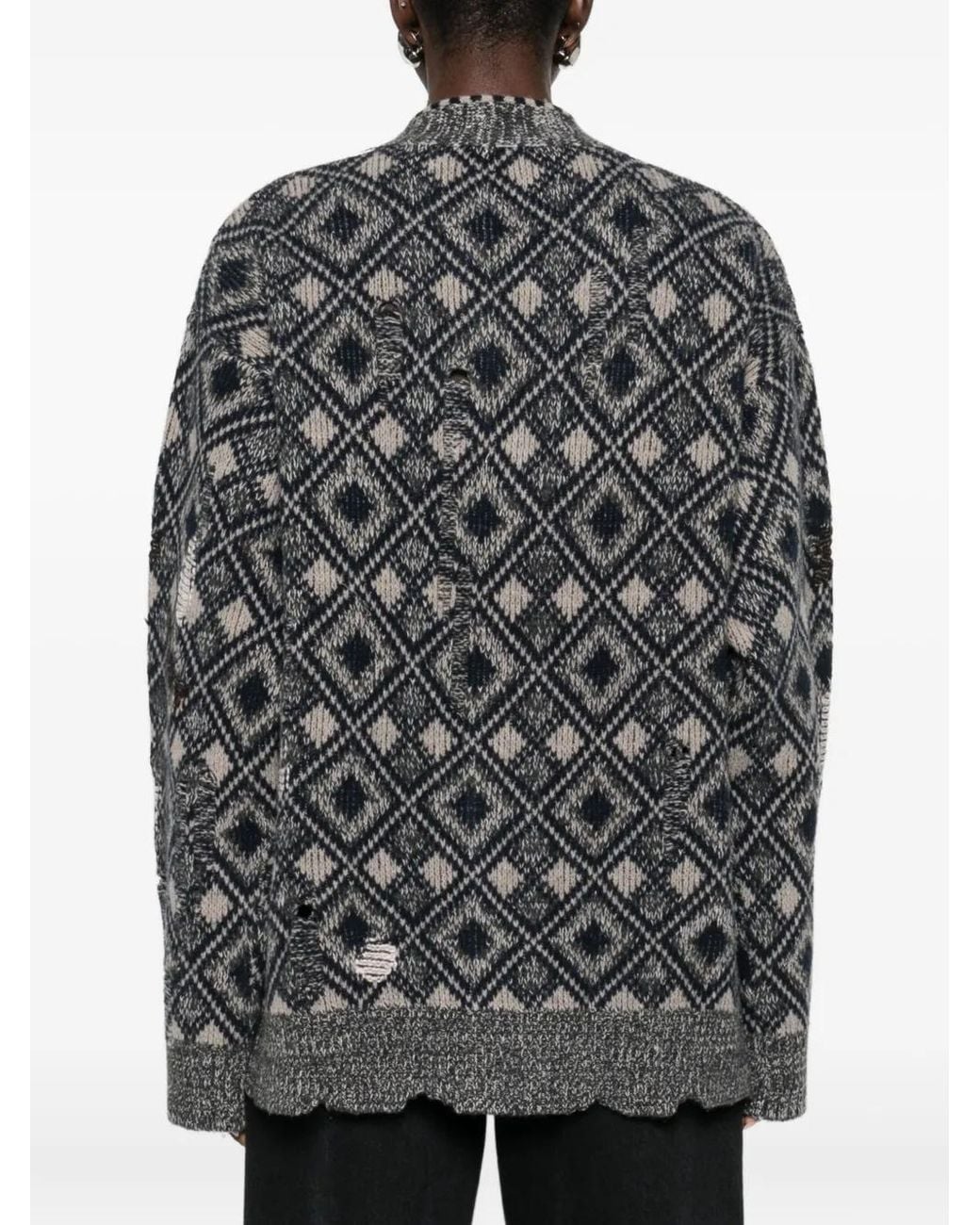 Wales Bonner Gray Sibling Cardigan