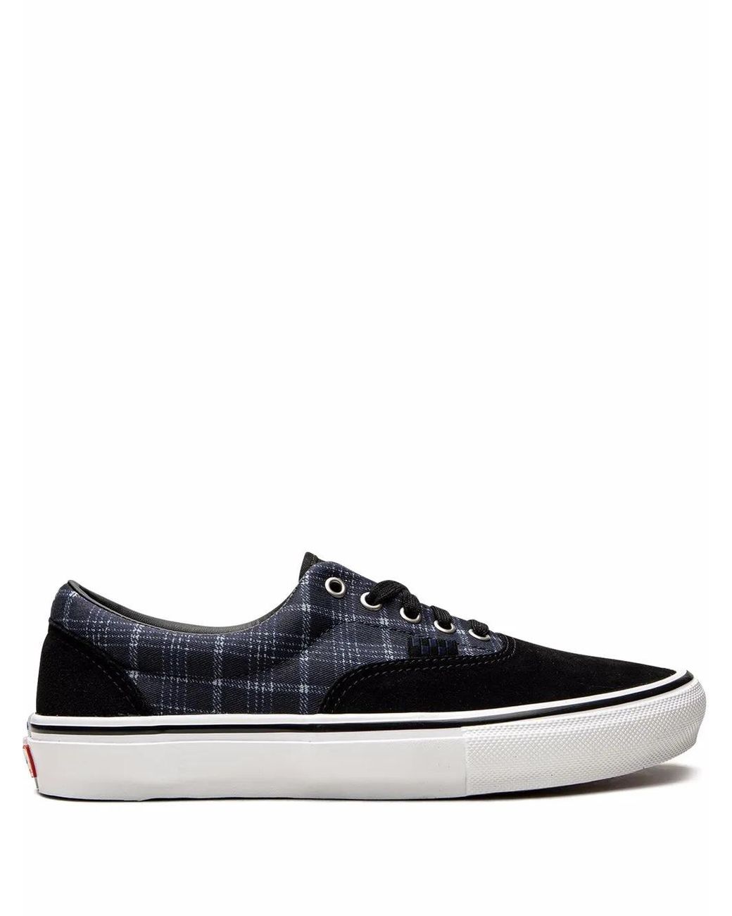 Vans Black Skate Era "Plaid" Sneakers