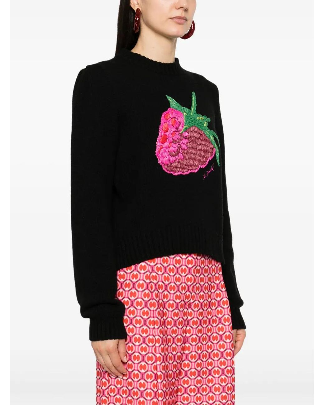 LaDoubleJ Black Lampone Sweater