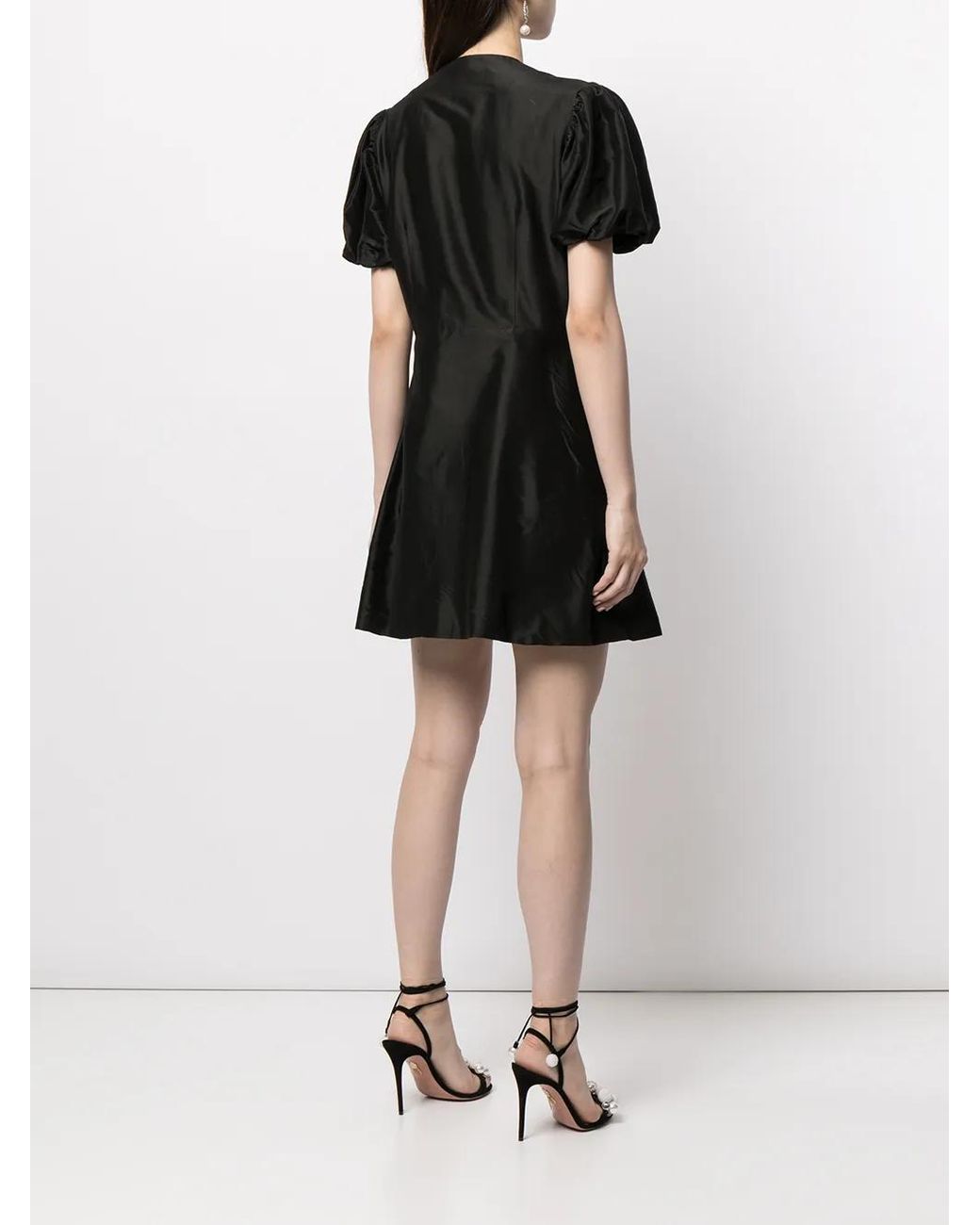 Macgraw Zijden Mini-Jurk in het Black