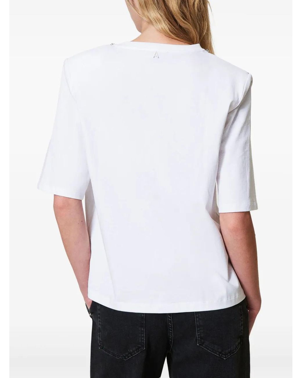 Twinset White Printed T-Shirt