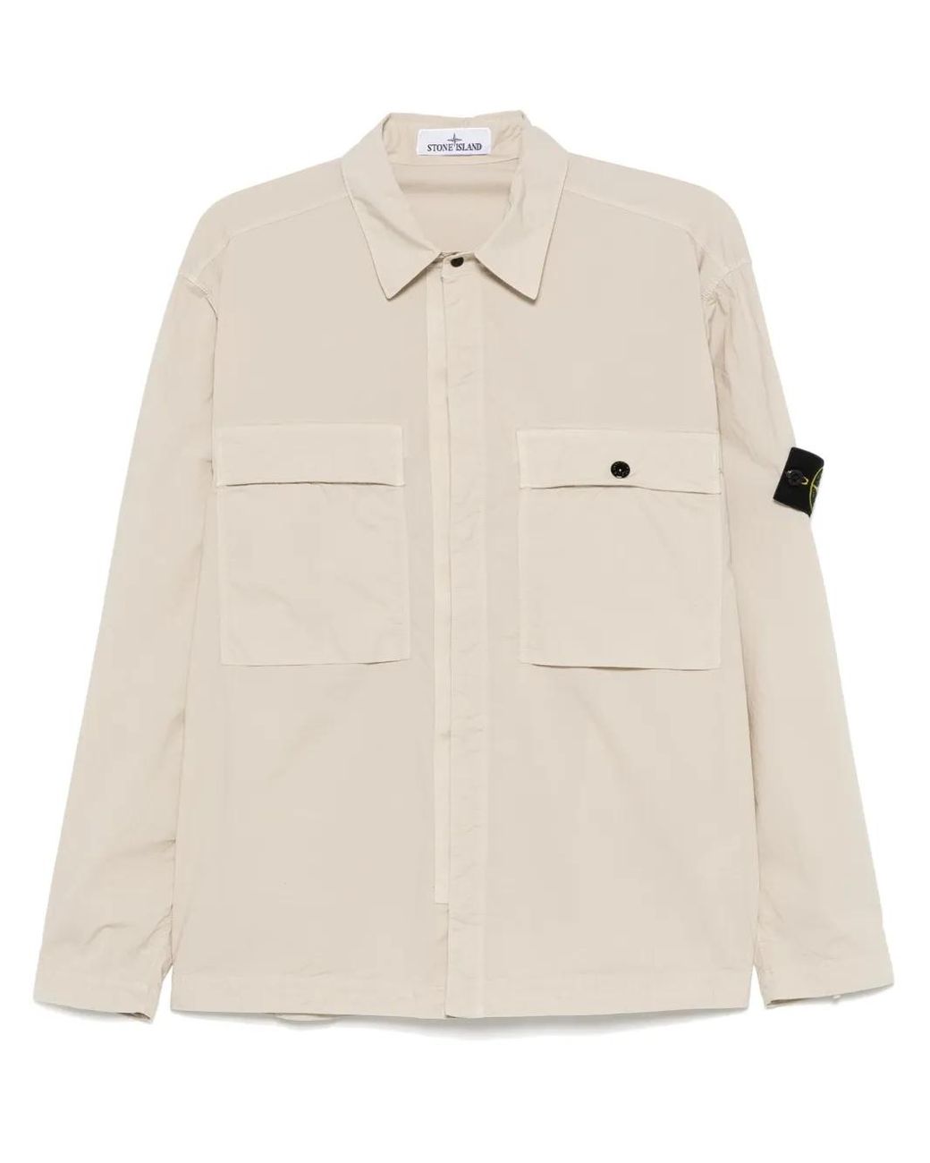 Stone Island Natural Shirt Jacket for men