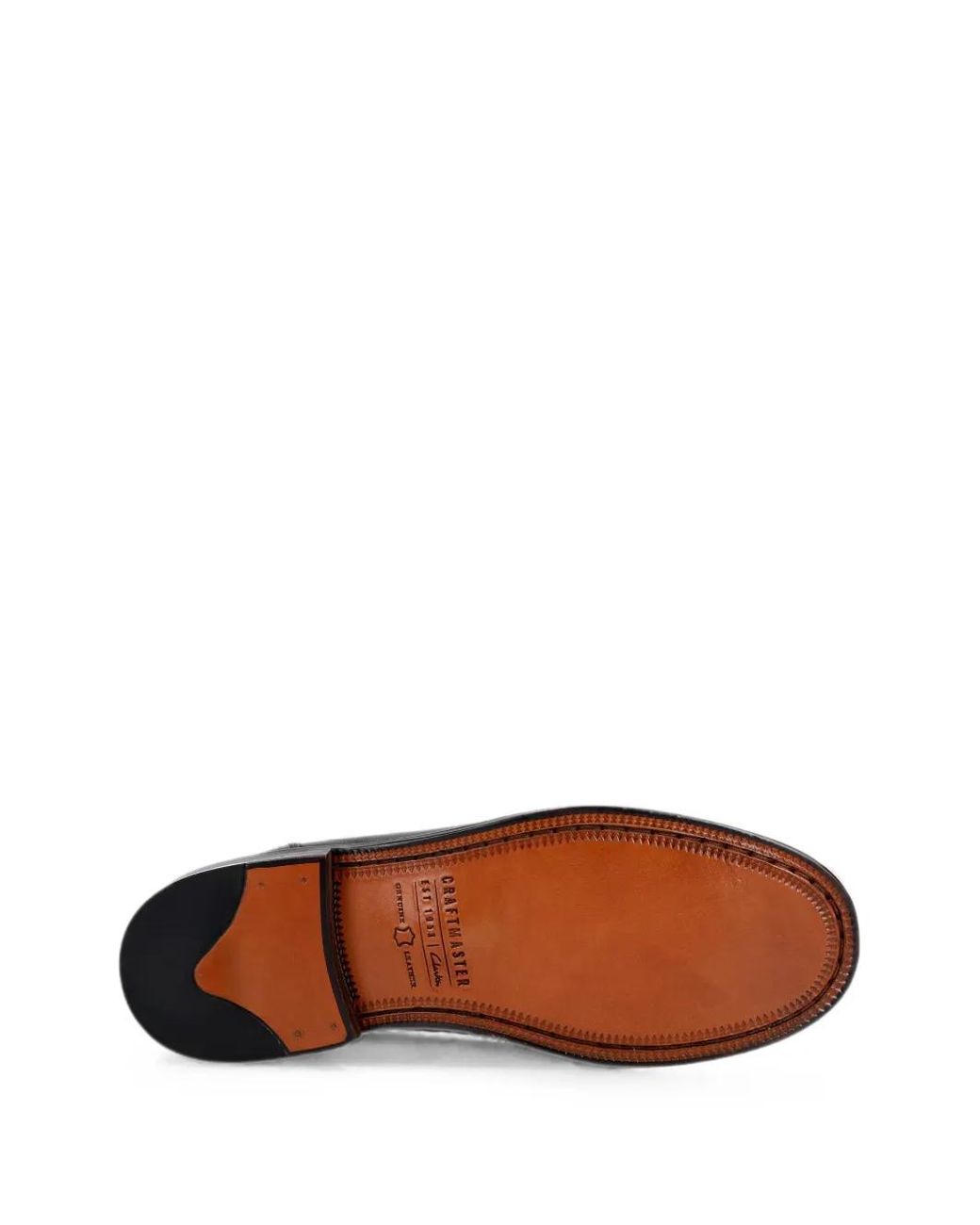 Clarks White Woven-Panel Penny Loafers for men