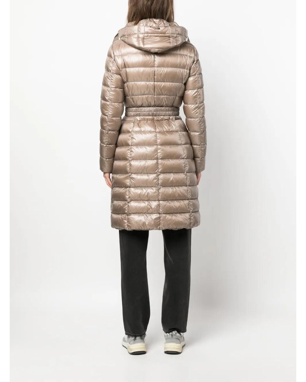Herno Natural Padded Belted Raincoat