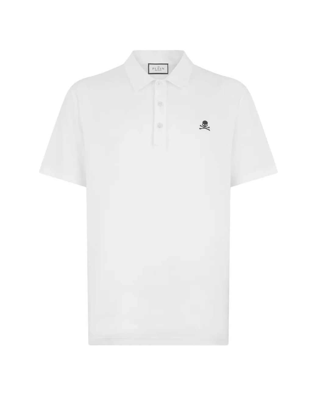 Philipp Plein White Polo Shirt for men