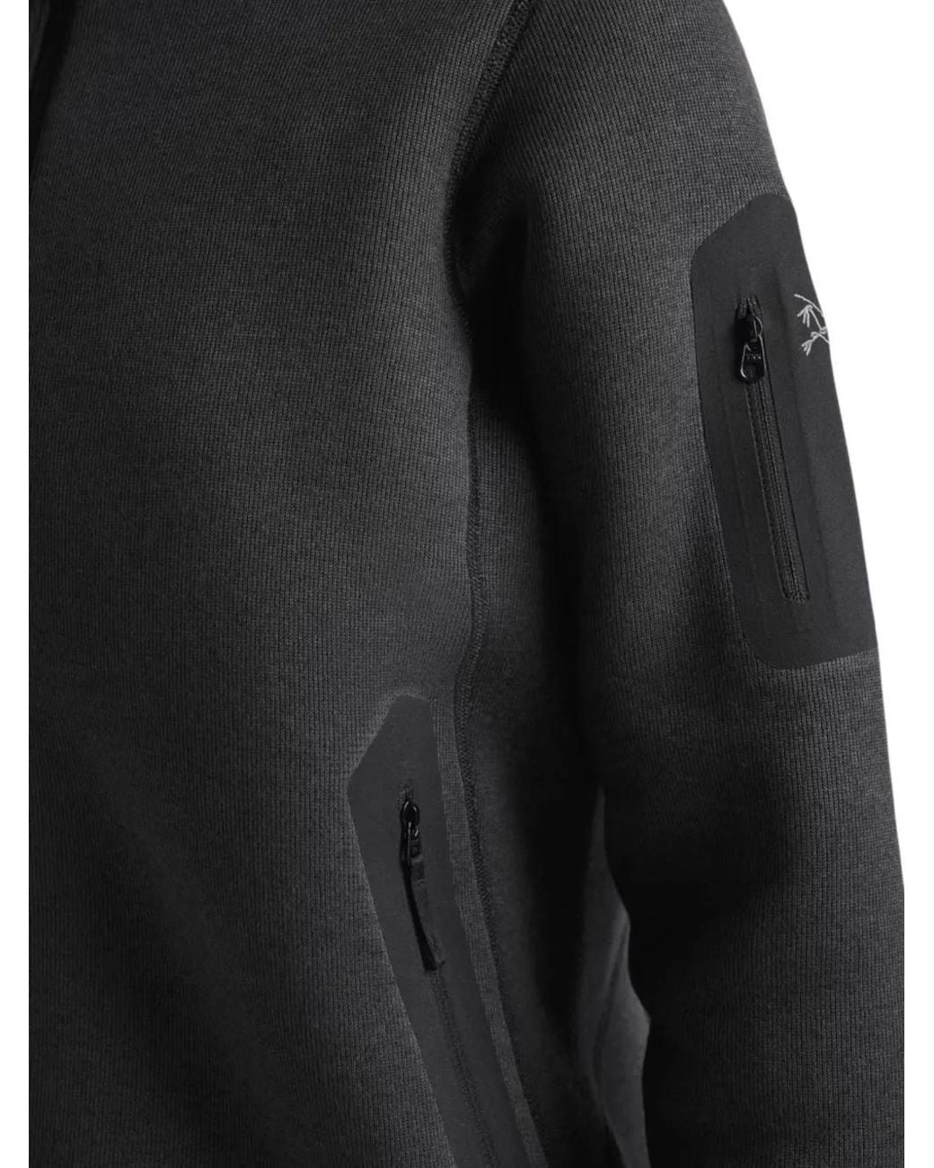 Arc'teryx Black Cardigan Covert À Fermeture Zippée