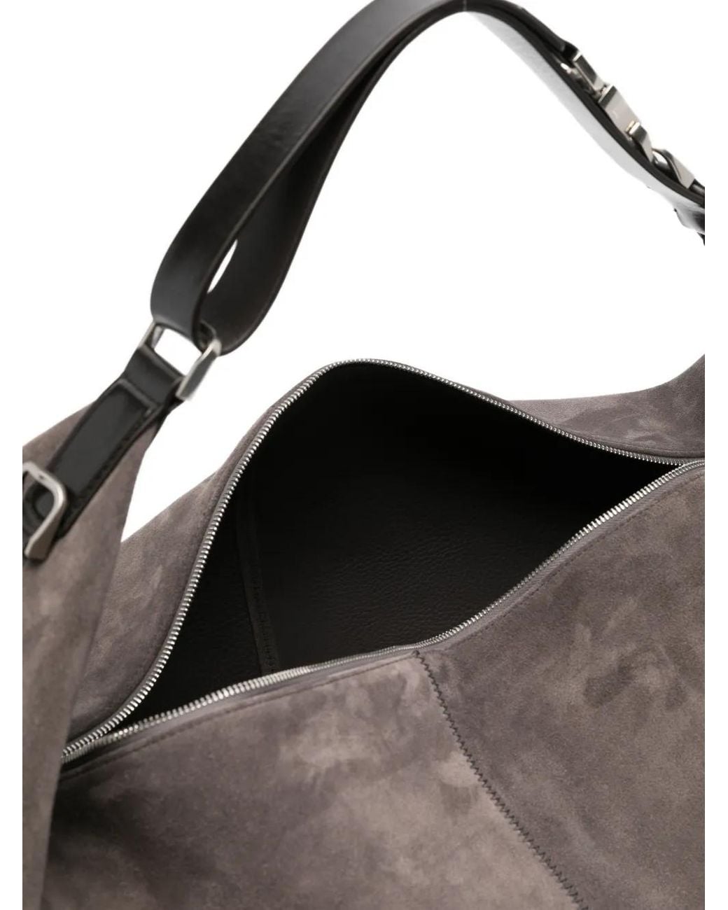 Lemaire Gray Large Quiver Clip Shoulder Bag