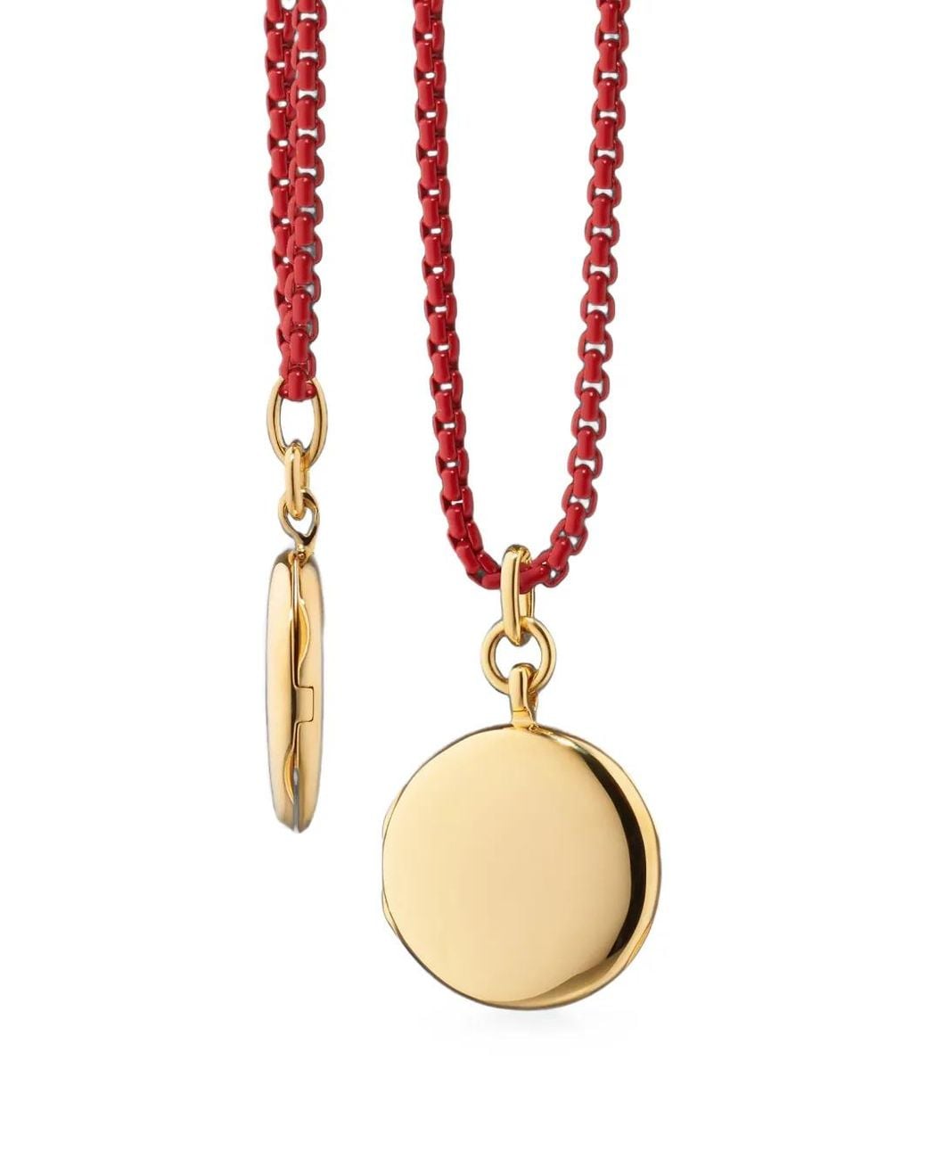 Monica Rich Kosann Metallic Quinn Locket Necklace