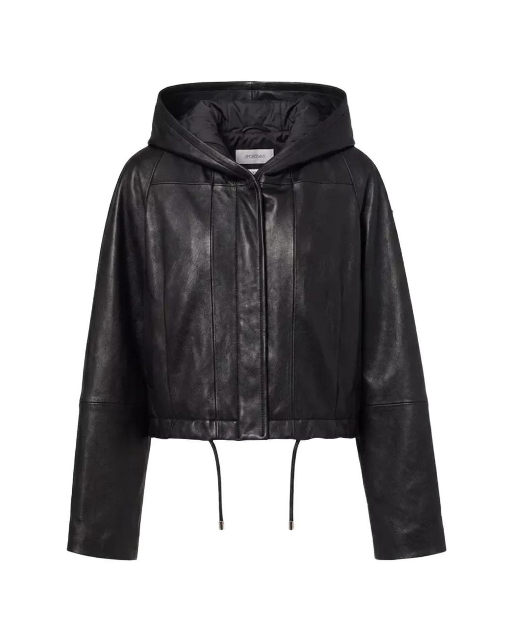 Sportmax Black Hooded Jacket