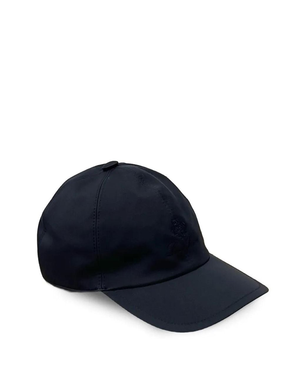 Loro Piana Blue Bicolor Wind Baseball Cap for men