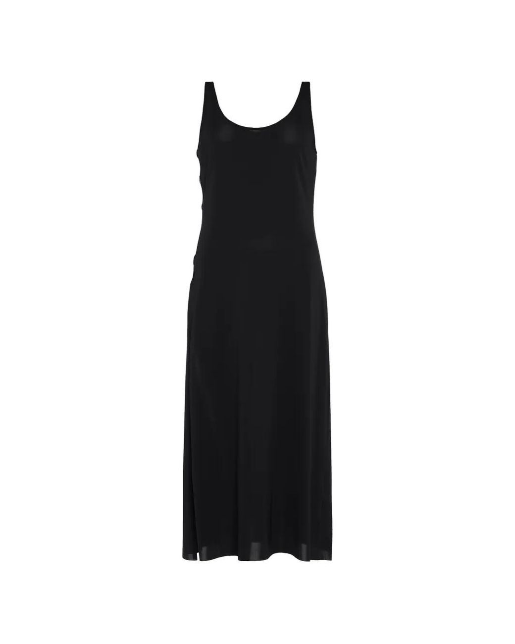 Eres Black Side Cutout Ellipse Dress