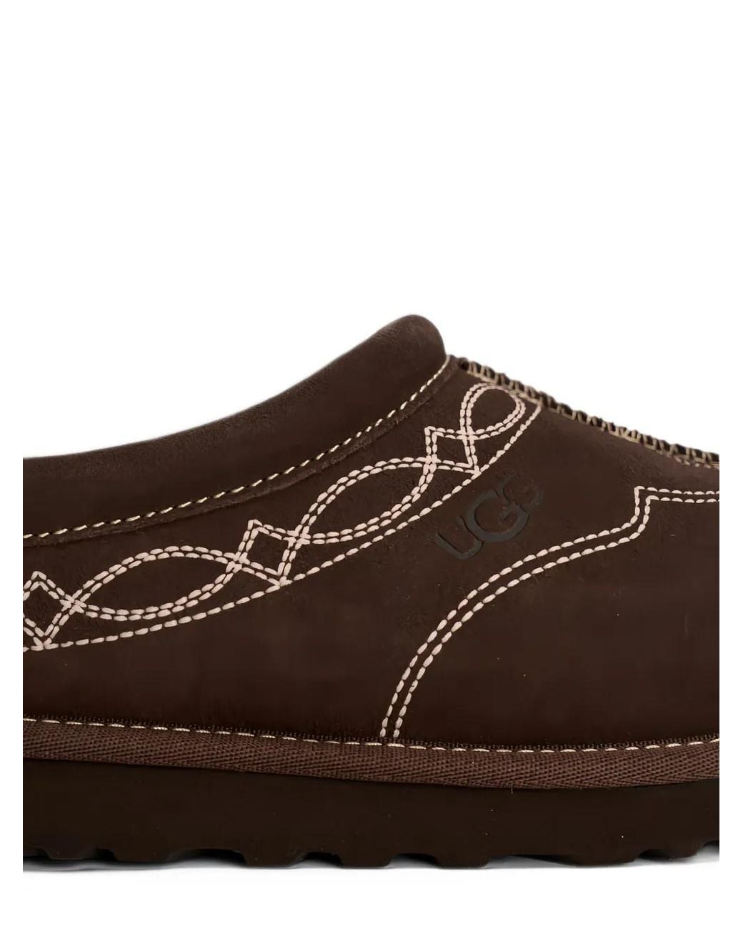 Ugg Bestickte Tasman Slipper in Brown für Herren