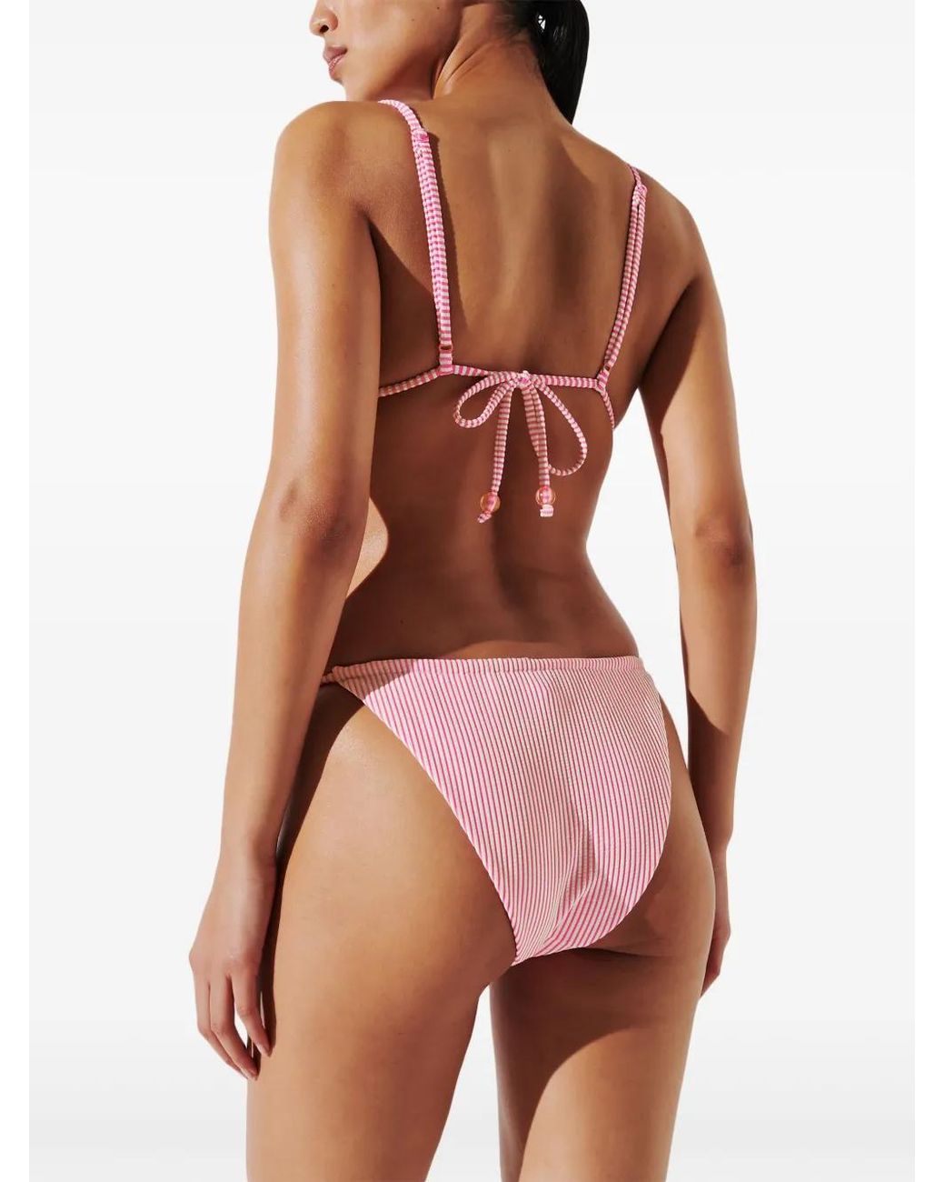 Karl Lagerfeld Pink Ikon Bikini Top