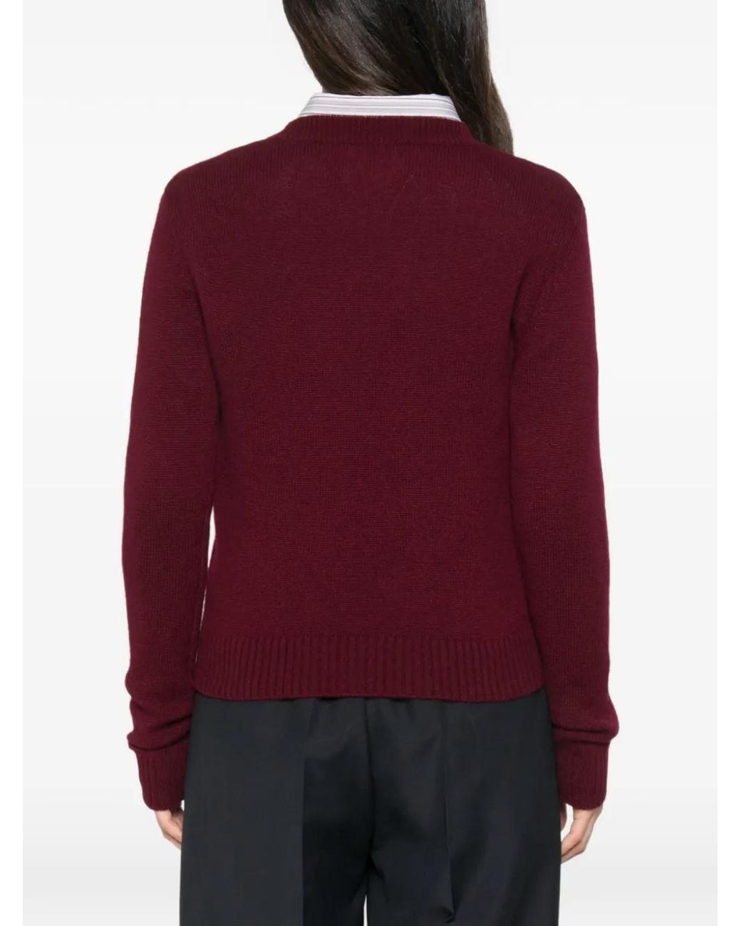 Lisa Yang Red Mable Sweater