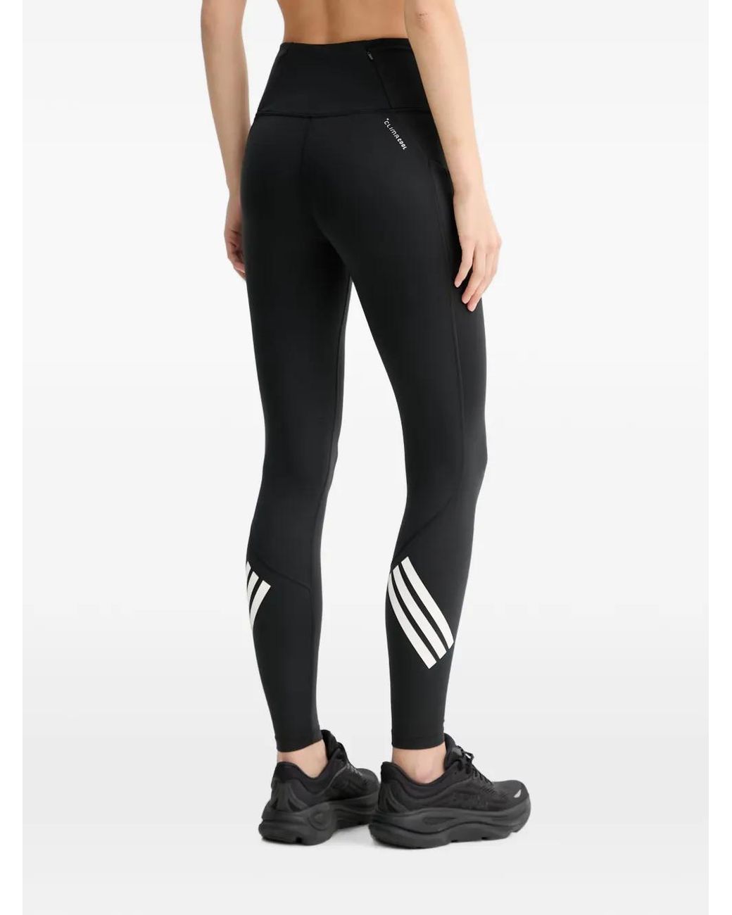 Adidas Black Adi365 Climacool 3 Stripes Leggings