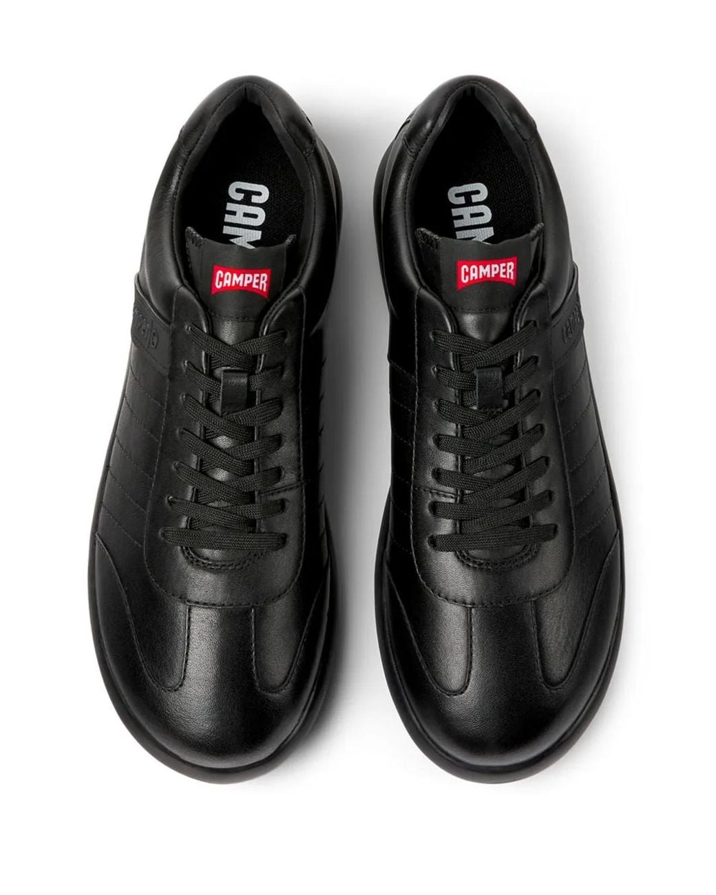 Camper Black Pelotas Xlf Leather Sneakers for men