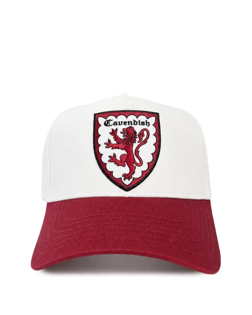 CAVENDISH® Red Baseballkappe Mit Logo-Patch
