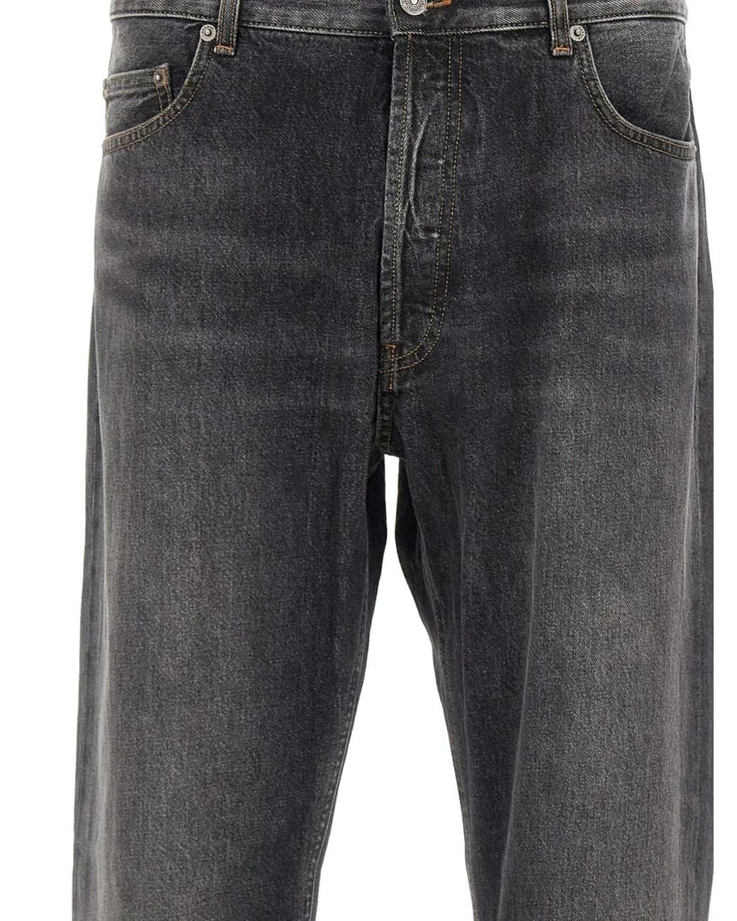 Dondup Gray Yui Straight-Leg Jeans for men