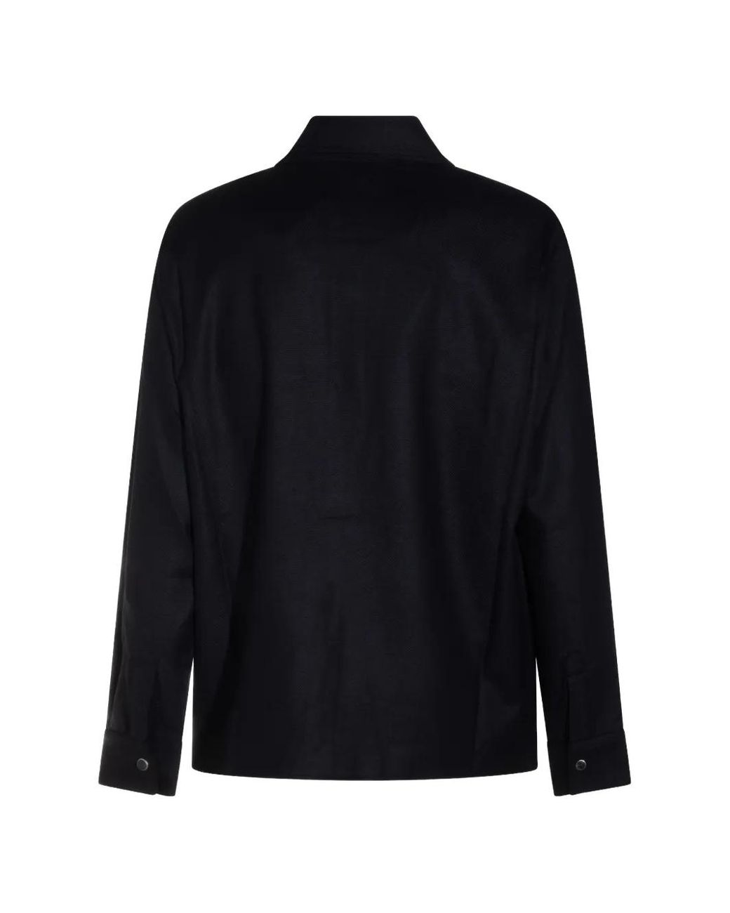 Marco Pescarolo Blue Button-Up Flap-Pocket Jacket for men