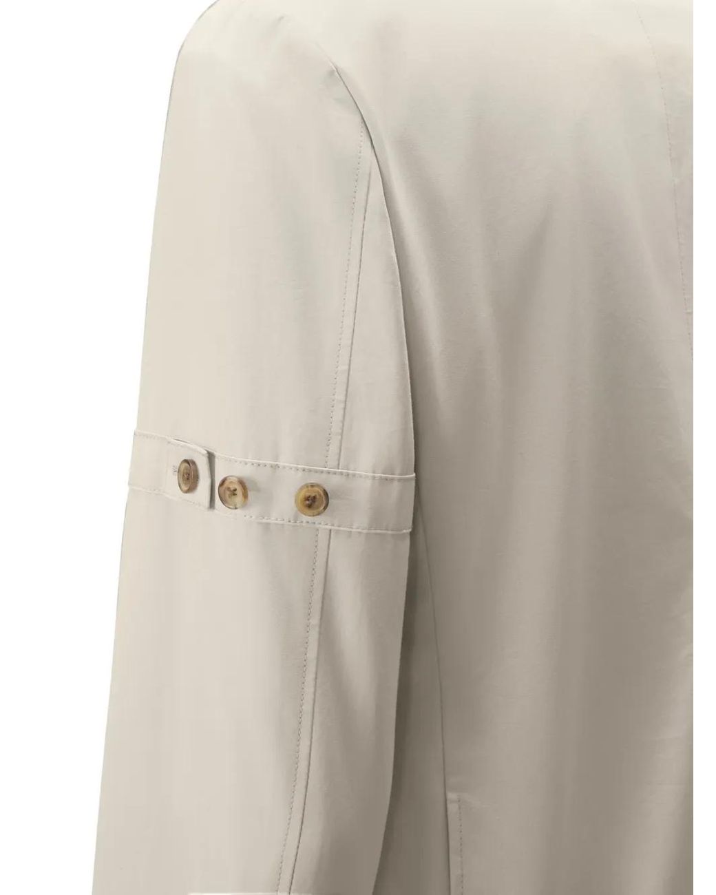 Thom Browne White Unconstructed Patch Pocket Sportcoat for men